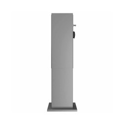 Charging point Plug BASIC Charge 1X - 22kW/32A with 1x type 2 socket Height 1300mm Right RAL of choice |  | Briefkasten Manufaktur