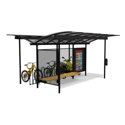 Combi Bike shelter | Bicycle parking systems | Euroform W