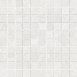 Cornerstone Slate White Mosaico | Ceramic mosaics | EMILGROUP