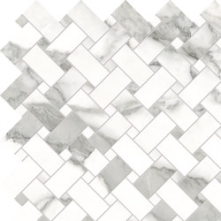 Tele di Marmo Selection Arabescato Corchia Intrecci | Ceramic mosaics | EMILGROUP