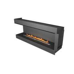 Forma 1800 Left Corner | Fireplace inserts | Planika