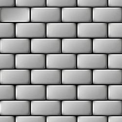 House Stainless Steel 2B | Metal mosaics | Alloy