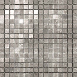 Marvel Pro Grey Fleury Mosaico Lappato | Ceramic mosaics | Atlas Concorde