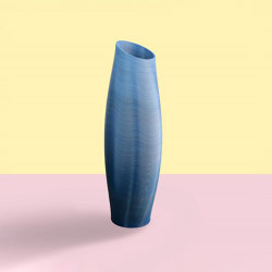 NeverEnding Rippled Pillar Vase | Dining-table accessories | Triboo