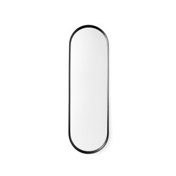 Norm Wall Mirror | Oval Black | Mirrors | Audo Copenhagen