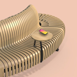 Nova C Wireless Table | Sockets | Green Furniture Concept