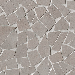 Nux Taupe Gres Schegge Mosaico | Ceramic mosaics | Fap Ceramiche