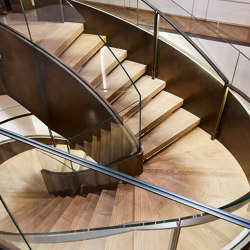 Impressing steel stairs at the Vienna Max Mara store | Staircases | MetallArt Treppen
